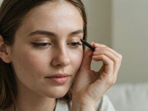 precyzyjna kreska eyelinerem  