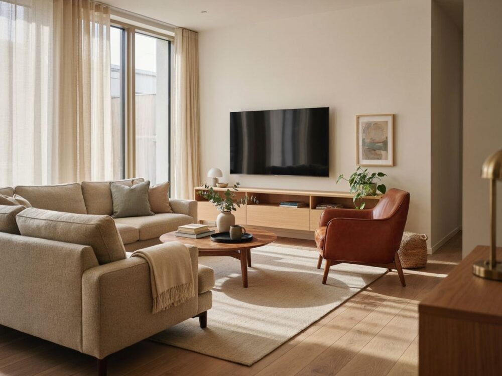 rozmieszczenie kanapy i foteli