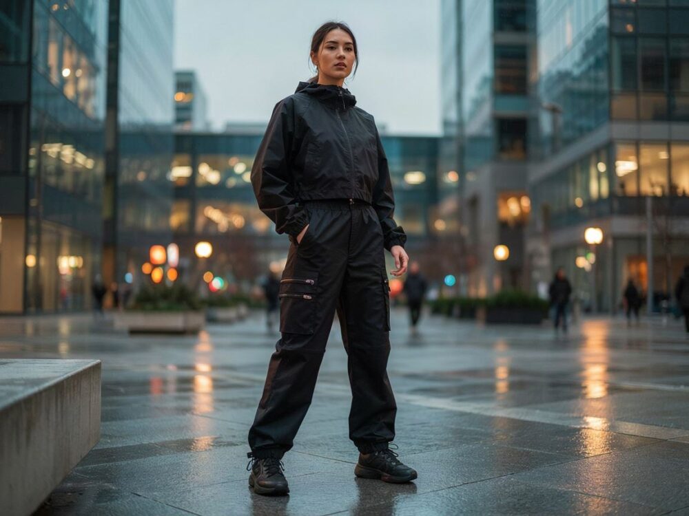 wodoodporne spodnie damskie techwear