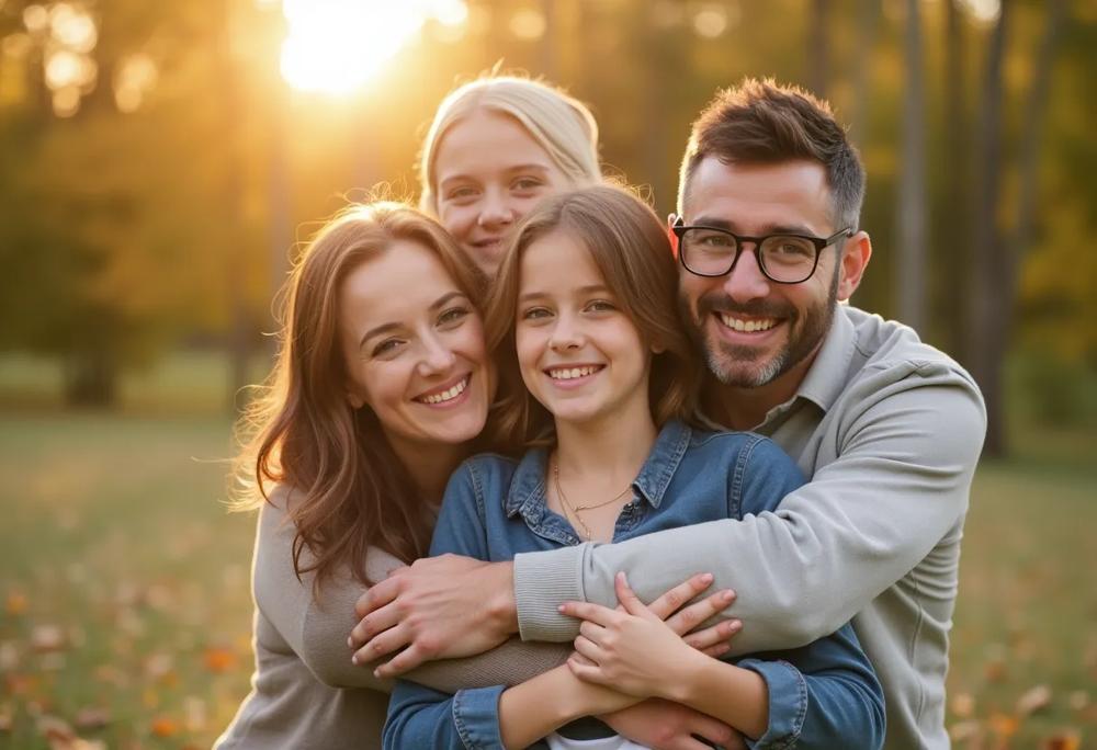 Family embrace