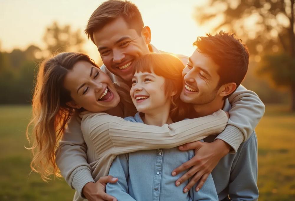 Family embrace